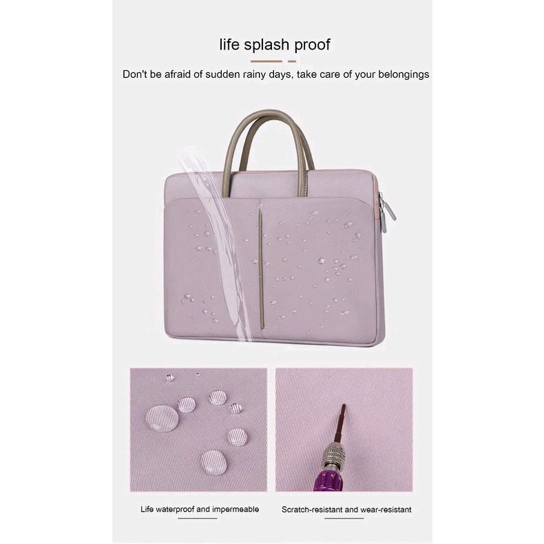 Tas Laptop Jinjing Pipe Handstrap Softcase Sleeve 13 14 15 16 inch 3