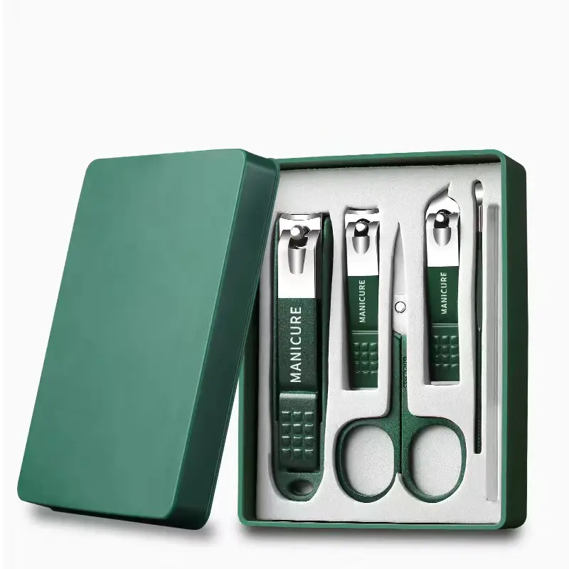 Bộ 4, 6, 10 bấm móng tay inox cao cấp, hộp dụng cụ cắt móng tay 4 món siêu bén bằng thép không rỉ