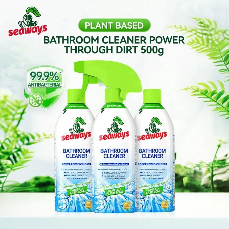 [Seaways] Pembersih Rumah Serbaguna Cairan Spray Anti Bakteri Membersihkan Kamar Mandi Toilet Kloset Kaca Keran Keramik Dinding Lantai Dapur Aman Tidak Beracun Halal Berbasis Tumbuhan 0333