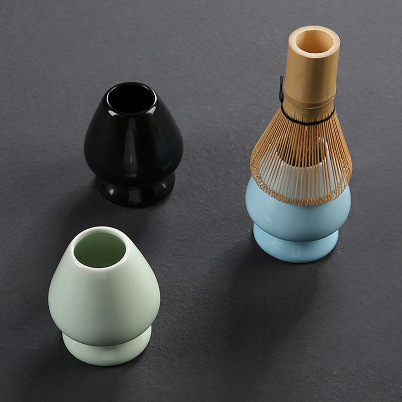 Product Introduction of Japanese Ceremony Matcha Suit Whisk Matcha Green Tea Chasen Holder Teaware 14