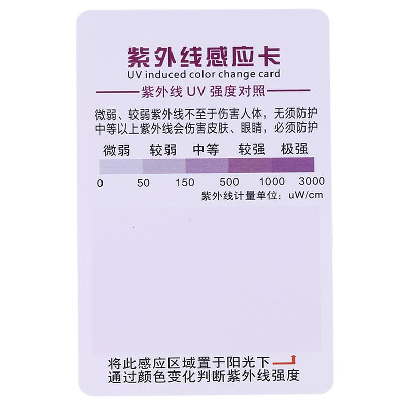 Product Introduction of Professional Quick Test UVB Reptile UV Tester UVB Card Indicator PVC Testing Card Multifunctional Testing Card 53