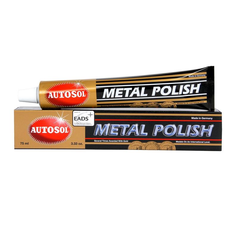 Tuýp lớn 100g(75ml) Autosol Metal Polish - Kem đánh bóng kim loại, sơn inox, nhôm, lư đồng, viền điện thoại Iphone X Làm Sạch