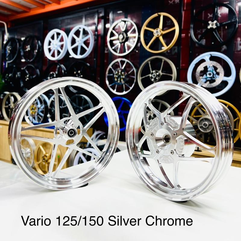 Mâm x1r crom ngôi sao vario click vision ab - phụ kiện thay thế