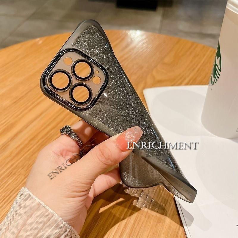 Product Introduction of For Oppo Reno12 Reno12Pro 5G Gradient Bling Casing Transparent Magnetic Ring Holder caseoh harga casing hp Phone Case Shockproof Camera Lens Protector anti slip Back Cover 18