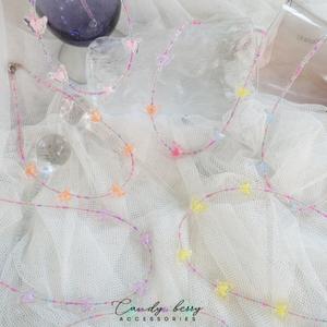 CandyBerry butterfly collection  สร้อยคอลูกปัดญี่ปุ่นแคนดี้ใสสลับผีเสื้องานพรีเมี่ยมเงาสวย No.CN-026