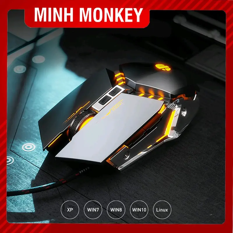Chuột Gaming Inphic PW2 - Silent Click 1