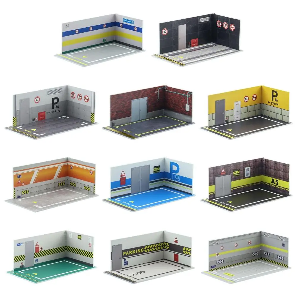 Mô Hình bãi đậu xe, Tỷ Lệ 1 / 32, Nhà Để Xe Đúc Khuôn, Nhà Để Xe Lạnh, Thích Hợp Để Sưu Tập, Nhà Để Xe Dưới Lòng Đất