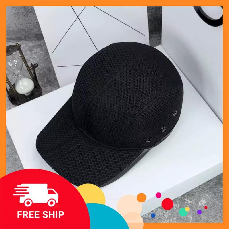   VIDEO  Mũ lưỡi trai nón kết nam nữ Lưới Viền Da vải Kaki đẹp Form chuẩn  Ảnh thật  