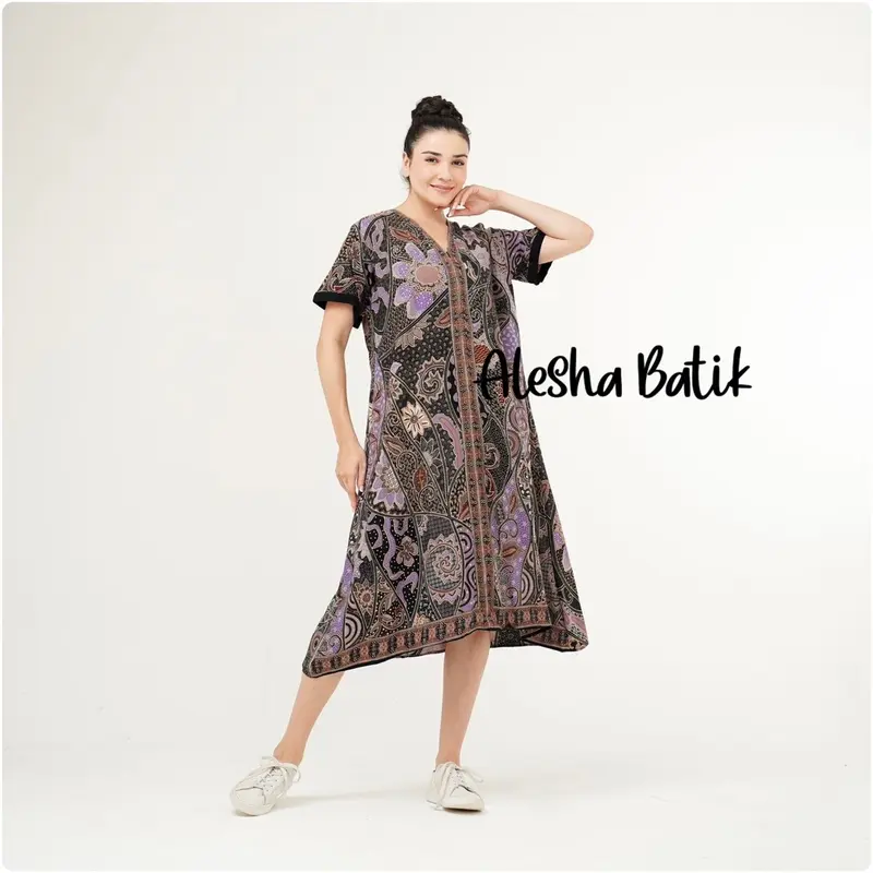 [Djuragan Daster] DASTER SIGGY LANCIP PREMIUM QUALITY BY ALESHA BATIK Rayon Busui Nyaman Cantik Kantong daster  branded daster remaja 2