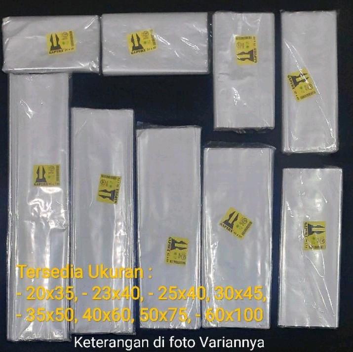 Plastik Kantong Besar Laundry PP Bening 40x60 50x75 60x100 Plastik Loundry Sayur Ikan Buah Sampah Dll Pakaian 1