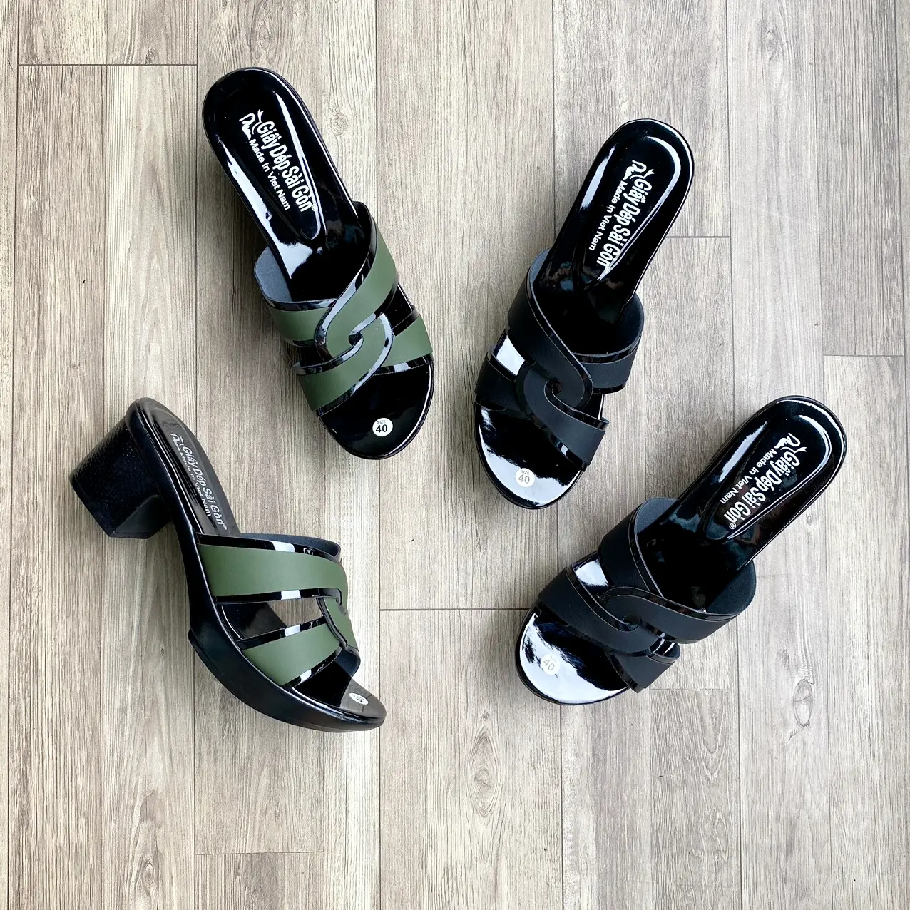 (Size ngoại cỡ 40-43) Dép nữ trung niên quai xoắn 5p, êm cho mẹ, cho bà