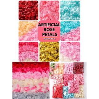 Artificial Rose Petals Flower Multi Color 100pcs Wedding Valentine ...