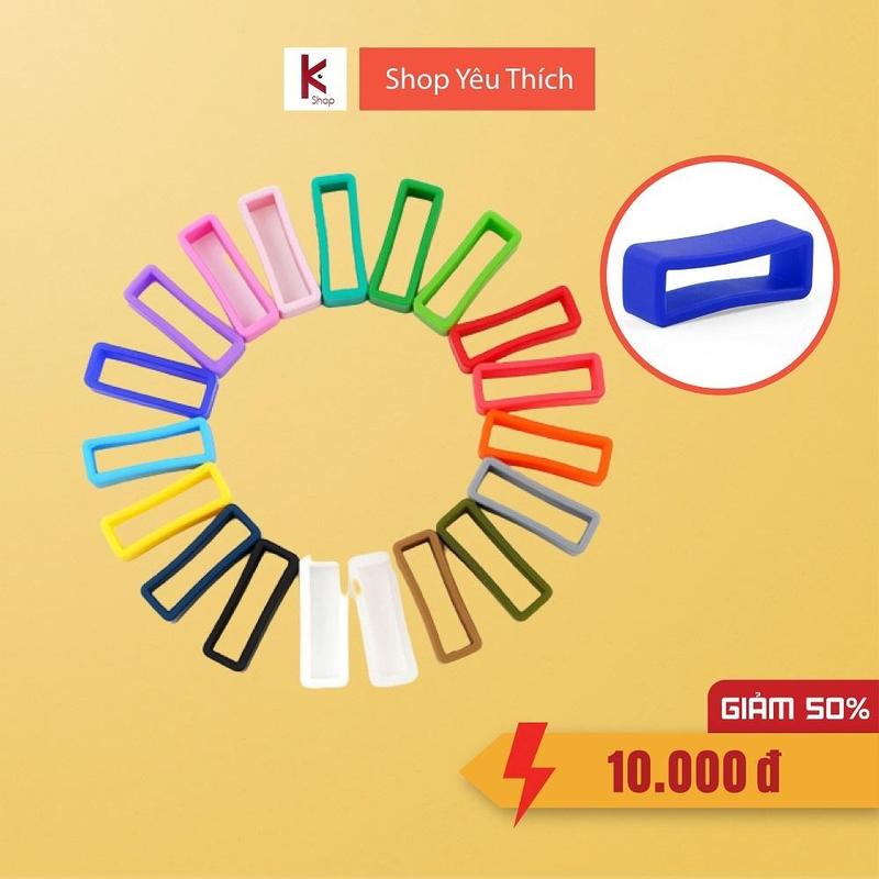 Combo 2 Vòng Cao Su Giữ Dây Đồng Hồ - Con Đỉa Cao Su Nhiều Màu Size 16/18/20/22/24/26mm