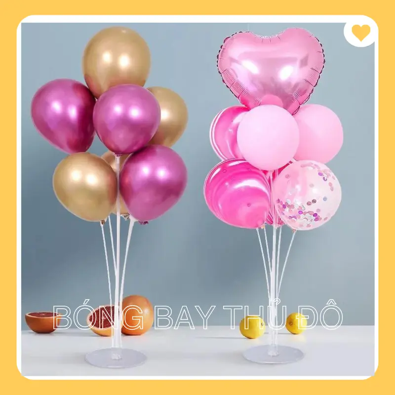 Trụ bóng bay 7 nhánh , trụ mica 7 nhánh Cao Su 0