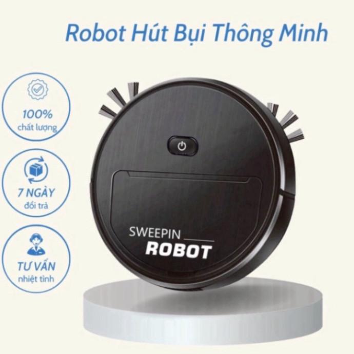 Robot quét nhà hút bụi lau nhà thông minh, Máy Hút Bụi đa chức năng giá rẻ HOT