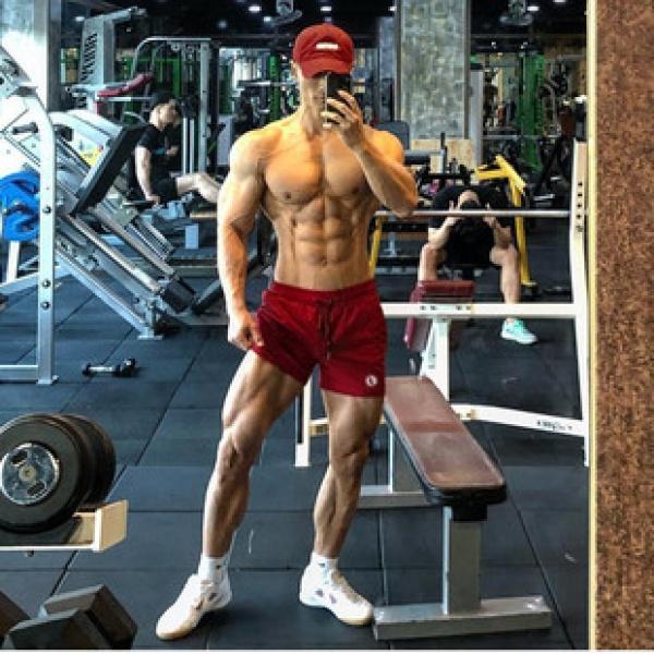 Summer Men's Light Board Sports round Neck Short Sleeve Sports Leisure Fitness Running Training Quick-Drying T-shirt Factory Direct Sales 8