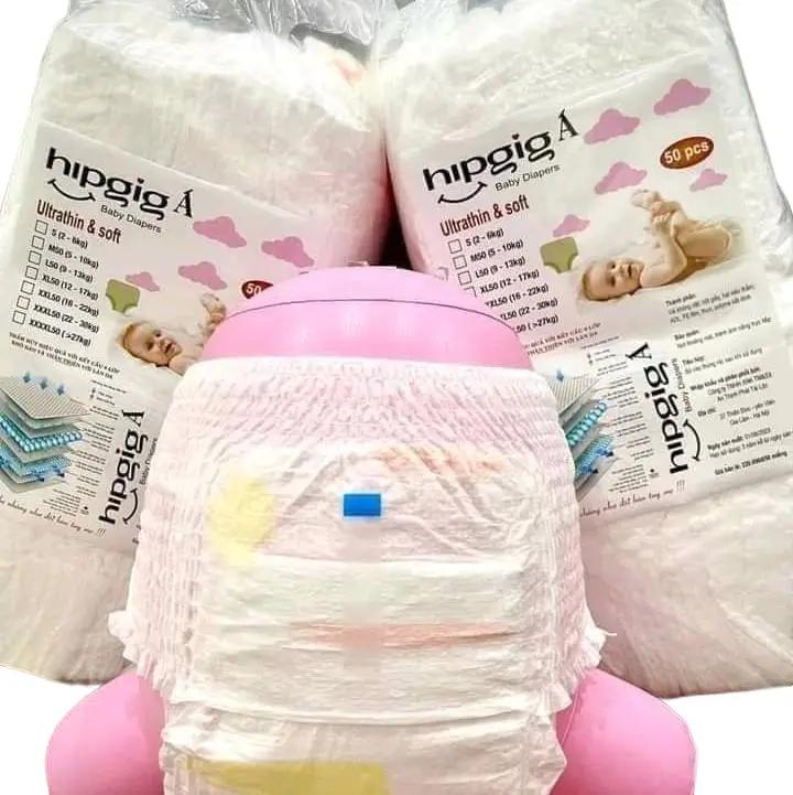 COMBO 100 MIẾNG BỈM QUẦN HIPGIGA .đủ sz từ s đến xxxl .hàng mỏng 2mm Cho Bé