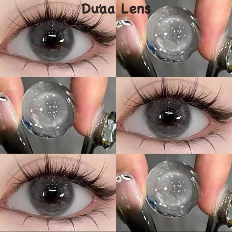 DƯAA LENS - Kính Áp Tròng Xám Trong Gray Miracle Gray Douyin Giãn Nhỏ pearly gray