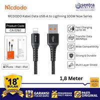 Gambar MCDODO USB-A to Lightning Cable CA-2262 Now Series 100W High Speed Data Transfer iPhone Charger Cord dari Sentra Digital Kota Surabaya 1 Tokopedia