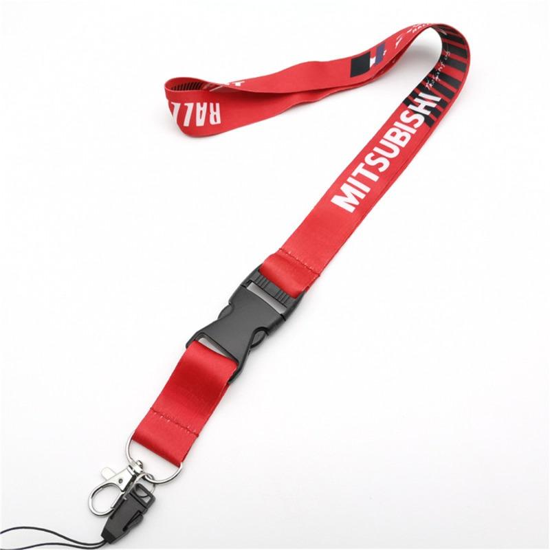Product Introduction of JDM Style For Mitsubishi Lanyard Mobile ID Card Hanging Strap Car logo Keychains & Lanyard 13