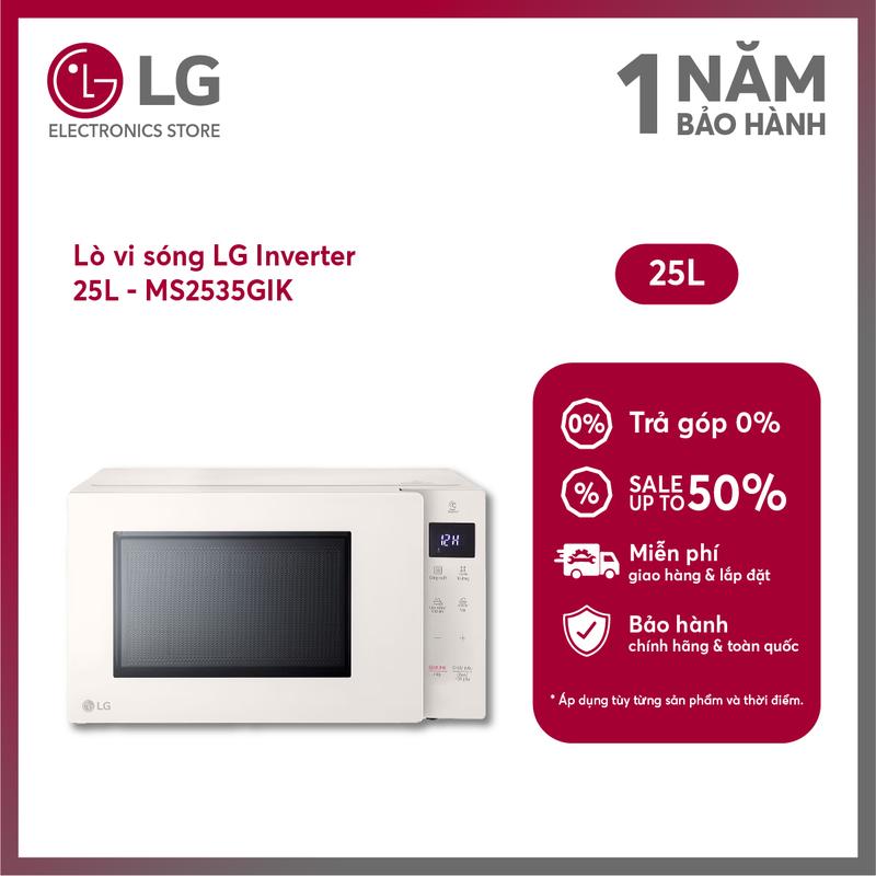 Lò Vi Sóng LG NeoChef Inverter màu Be MS2535GIK 25 lít 1