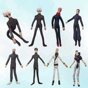 Patung anime Jujutsu Kaisen yang boleh bergerak: Gojo Satoru, Geto (boleh berubah bentuk), mainan lucu, model tindakan Yuji, hiasan rumah kreatif, bahan kapas PP, tinggi 30 cm blind figure