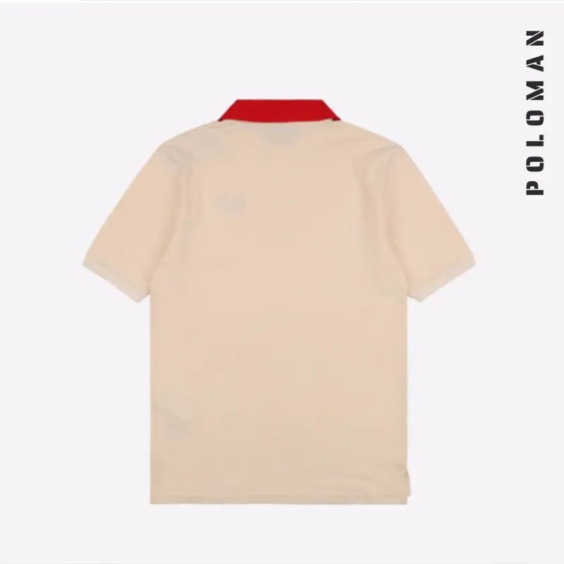 Áo Có Cổ POLOMAN B ĐỎ Vải Thoáng Mát Mềm Mịn - Áo Polo Tay Ngắn The Bad God Thời Trang Form Chuẩn Ngắn Tay Top  Menswear Cộc Tay Shirt 3