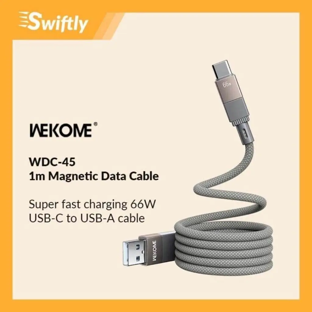 WEKOME WDC-45 Magnetic Data Cable 66W