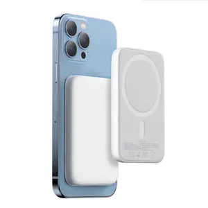 Terlaris Magnetic Magsafe Powerbank 15W mini Fast Charging 10000mAh Wireless Battery Pack / Wireless Charger / Power