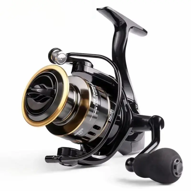 Newest OKUMA Fishing Ball Grip Spinning 5.2:1 Metal Reel Cup 12KG Max Drag Glasses