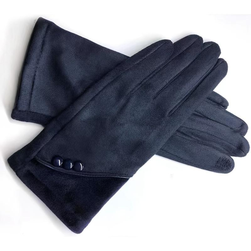 Women's Waterproof Winter Outdoors Sports Gloves, Touch Screen Compatible, Warm Insulation, Faux Fur Lining, Non-Retractable, Fingerless Design 8