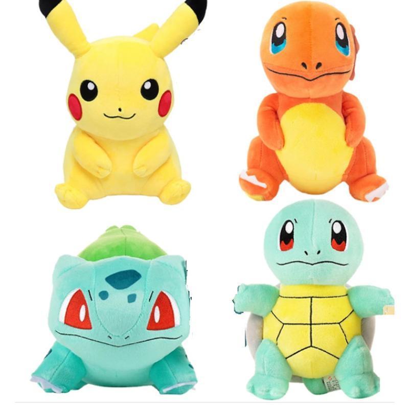 Ếch Thú Bông Thú Nhồi Bông,Gấu Bông Pokemon Cơ Bản Pikachu, Rồng Cam,  Rủa, Thích Hợp Làm Quà Tặng Sinh Nhật Và Trẻ Em Đồ Chơi Toy