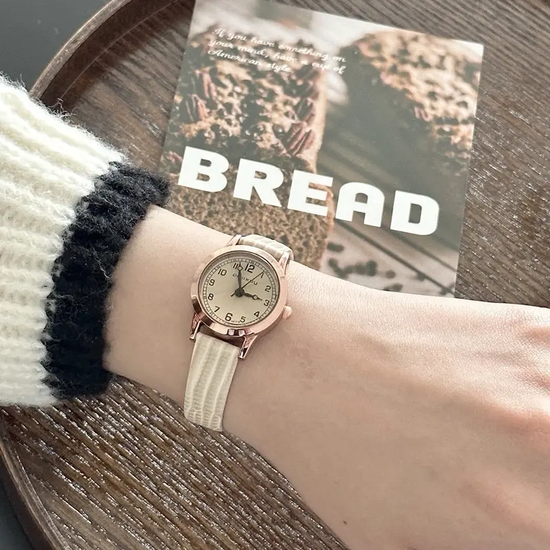T9 - ĐỒNG HỒ NỮ DOUKOU CHÍNH HÃNG THIẾT KẾ BASIC DỄ PHỐI ĐỒ (TẶNG KÈM HỘP + PIN DỰ PHÒNG)  Women