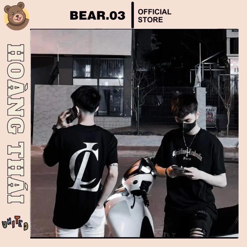 Áo phông LCCC RISS kim tuyến 2 mặt cực đẹp - áo phông Nam Nữ Menswear Cổ Tròn