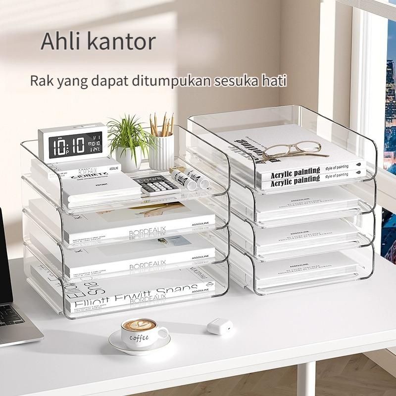 Document Organizer Storage Box - Kotak Penyimpanan File Dokumen Holder ...
