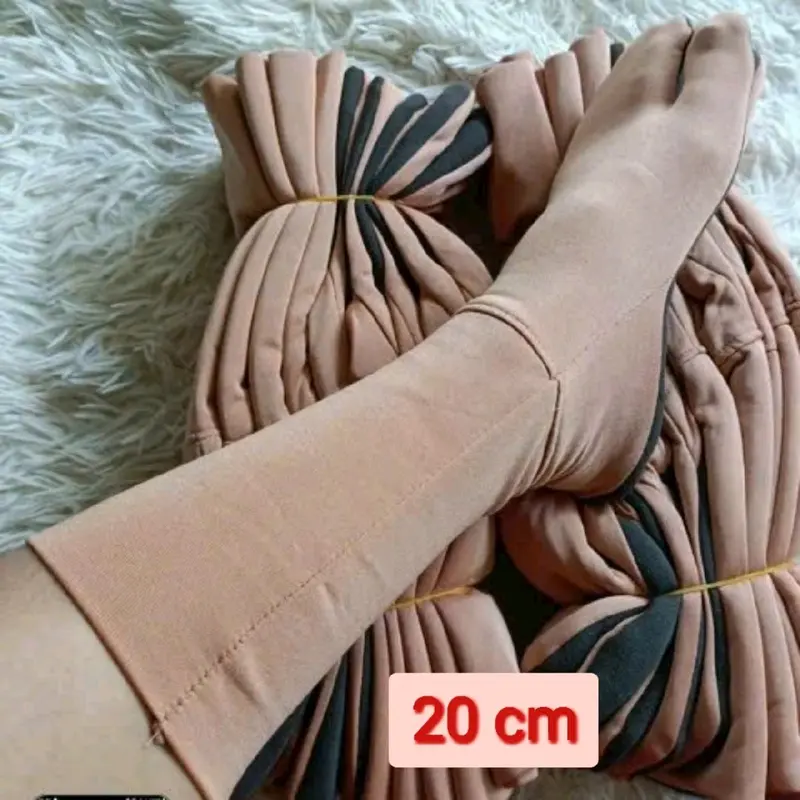 2 Đôi Vớ Hài Nữ Cổ Cao 5 cm, 9 cm, 15 cm, 20 cm, Hài Chéo Êm Chân 0