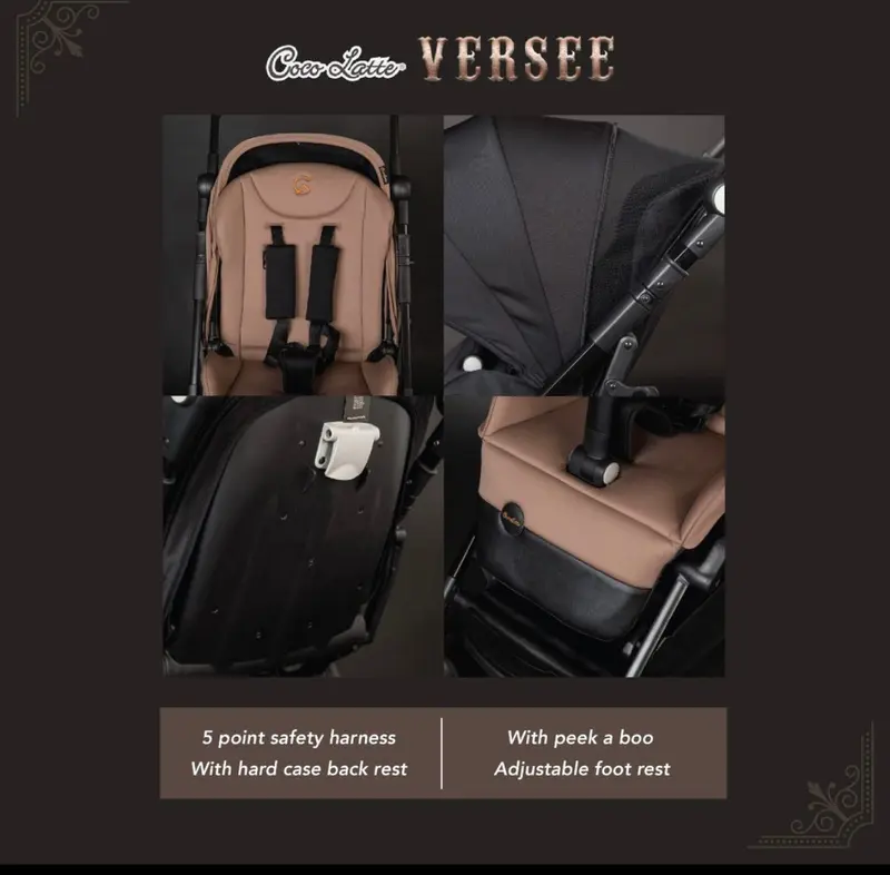 COCOLATTE Versee Reversible Compact Stroller 7