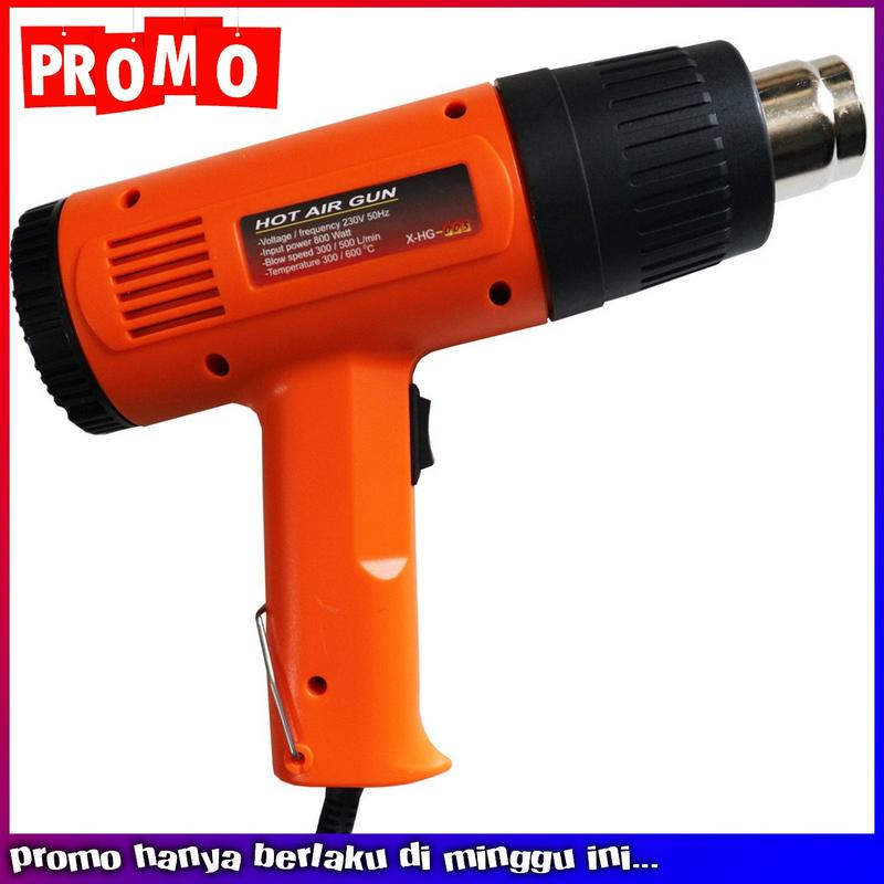 [cuci gudang] Hot Air Gun XENON HG003 Heatgun Pemanas Sticker  dan Kaca Film Murah Berkualitas 2