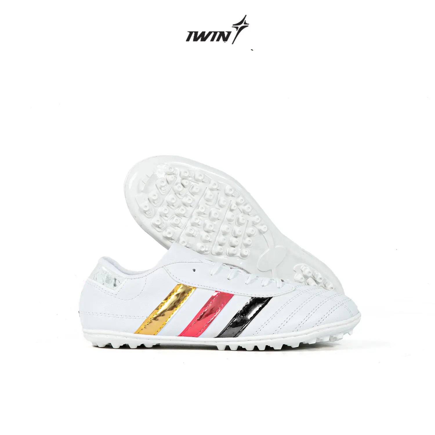 SALE - Giày bóng đá 3 sọc CT3z (Da nhăn)-Đá Banh Giày Thể Thao Sneaker Sport
