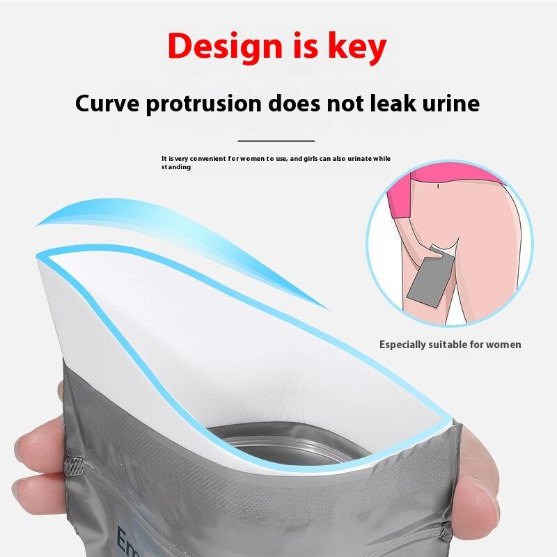 Product Introduction of Emergency Urine Bag Portable Urine Artifact Travel Men and Women Available Convenient Plastic Bag Car Disposable Urine Bag 6