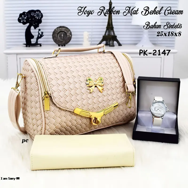 TAS WANITA YOYO PAKET 3IN1 tascewek 3