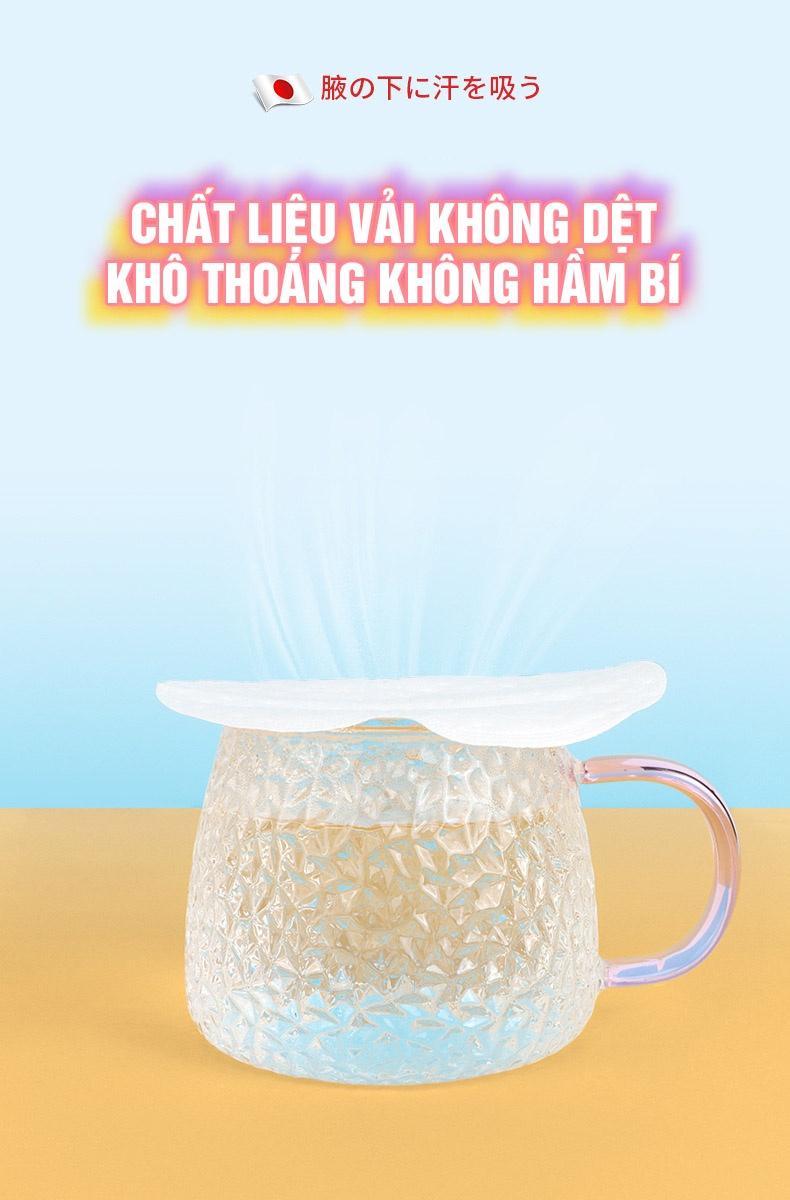 Product Introduction of 1 Gói 10 Miếng Dán Thấm Hút Mồ Hôi Nách Siêu Mỏng 2508 - PARISA 30