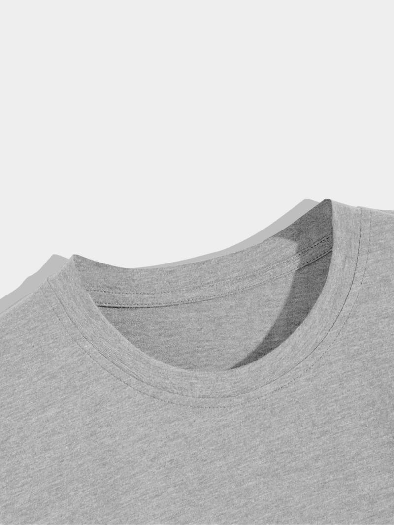 Product Introduction of Women's Cartoon Skeleton & Letter Print Round Neck Graphic Tee for Summer, Summer Clothes, Vintage Trendy Casual Drop Shoulder Half Sleeve T-shirt for Daily Wear, Ladies Summer Outfit 18
