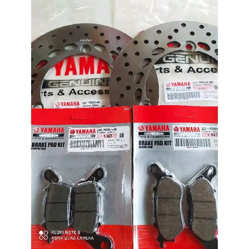 PIRINGAN CAKRAM DEPAN+BELAKANG+KAMPAS REM YAMAHA NMAX OLD/NMAX NEW/ASLI SUNSTAR 2
