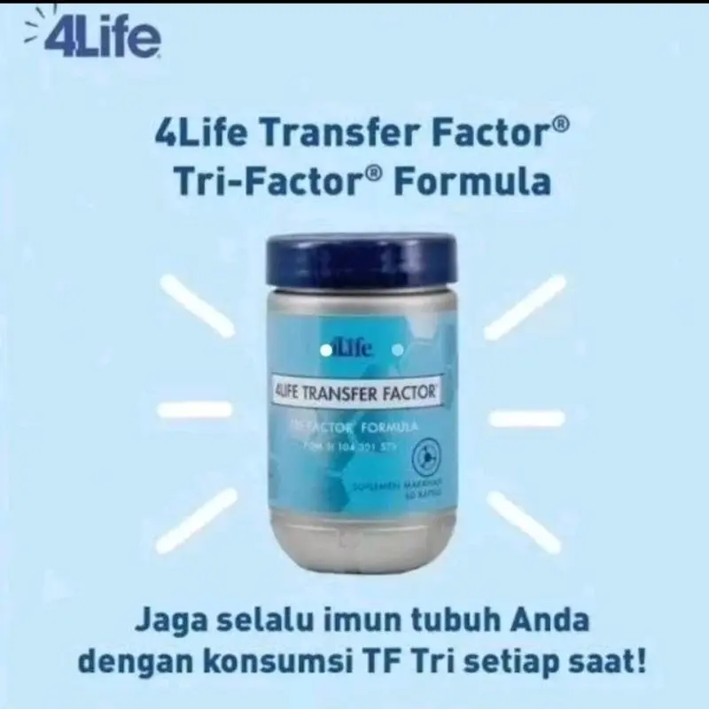 Promo 4LIFE - Transfer Factor Tri Formula Isi 60 kapsul