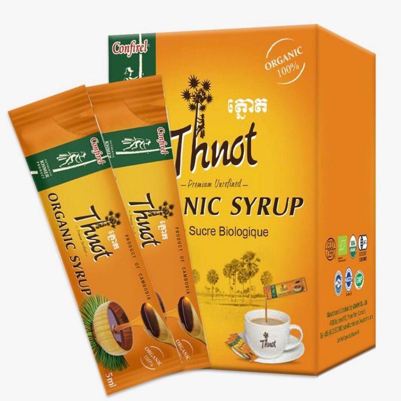 Đường Syrup Mật Thốt Nốt Organic Hữu Cơ Thnot Confirel Cambodia Chai 55ml 150ml / Gói 5ml - Gia Vị Ăn Dặm Cho Bé - Tự nhiên 2