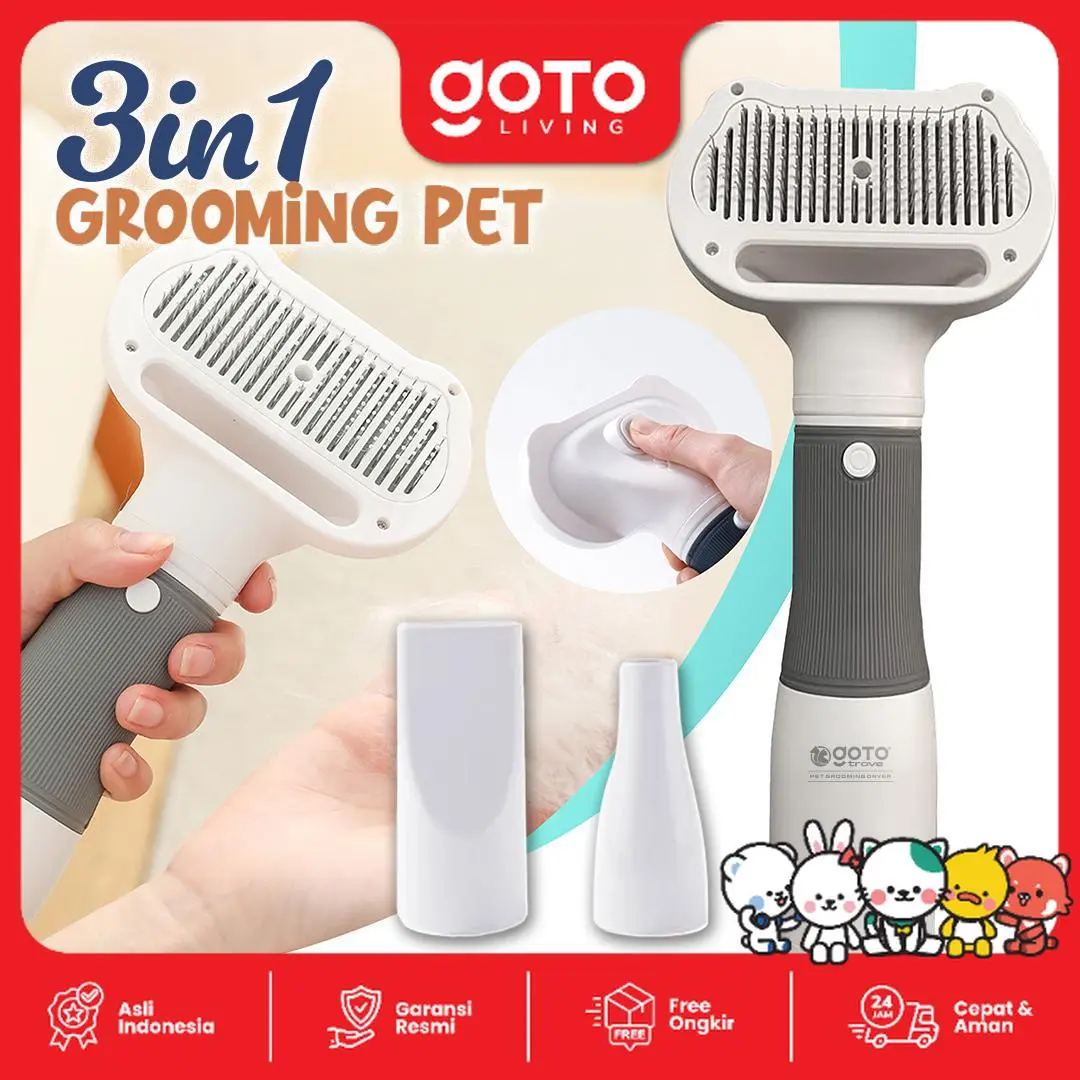 Goto [COD] Trove Pengering Bulu Sisir Rambut Anjing Kucing Pet Blower Grooming Dryer
