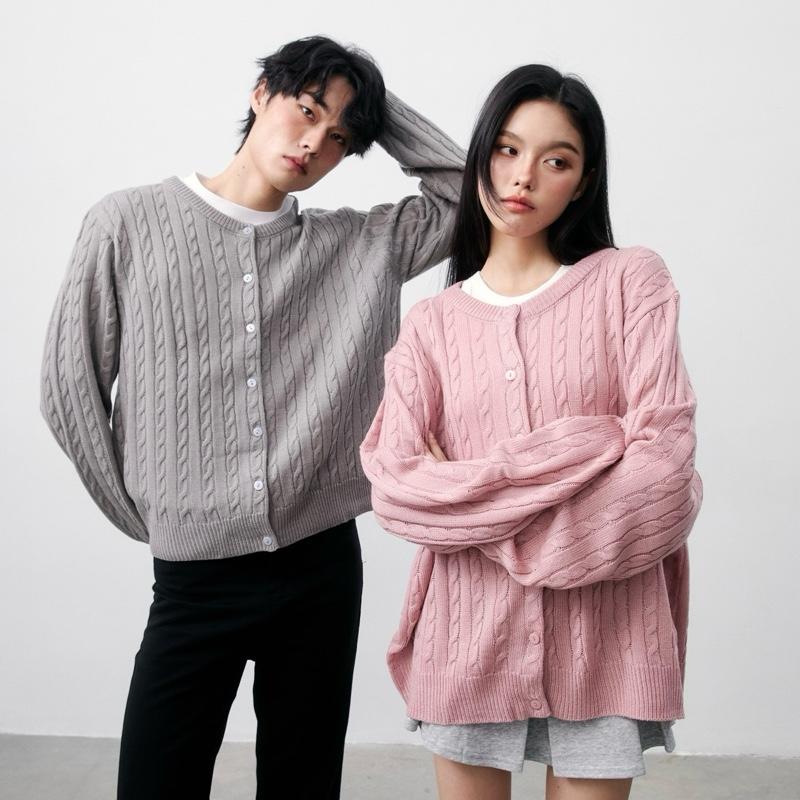 Molly cardigan เปีย คาร์ดิแกน คอกลม ไหมพรม oversize plussize ยืดเยอะ