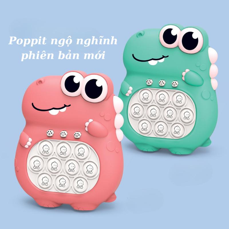 Đồ chơi Pop It điện tử giải trí với nhiều level Toy giảm stress xả stress có ánh sáng và âm nhạc từ dễ tới khó 4 cấp độ cho bé từ 4 tuổi trở lên