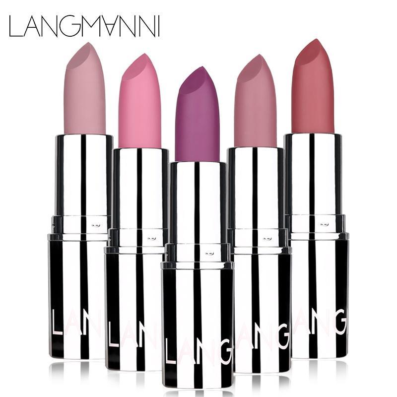 Matte Lip Glaze, Non-fading Non-stick Cup, Long Lasting Lipstick for Daily Makeup 5
